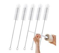 Zuasdvnk Bottle Cleaner Brush | Water Bottle Brushes for Cleaning - 5X Long Handle Scrubber Flexible Bendable Cup Washer, Kitchen Gadgets for Mugs, Kettle Spout, Flask, Pipes