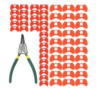Zuasdvnk Chicken Blinders | Rooster Eyeglasses | Chicken Glasses Poultry Blinders Spectacles with Pliers Set for Pheasant Rooster