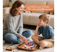 Zuasdvnk Four in a Row Board Game | 3D Four in a Row Wooden Strategy Game - Logical Training Toy Brain Teaser for Holiday Family Night Home School Party Birthday