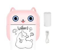 Zuasdvnk Inkless Printer Mini | Mini Printer Sticker | Inkless Label Maker Machine Pocket Instant for Pictures Photos Journals Notes Kids Students Phone & Tablet