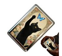 Zuasdvnk Metal Credit Card Holder Slim Signal Blocking Vintage Box