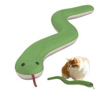 Zuasdvnk Pet Cat Plush Snake Toy | Pet Kitten Chew Toy Stuffed Animal Snake | Flexible Animal Doll Small and Medium Sized Cats Pulling Biting Figure for Shelter, Backyard