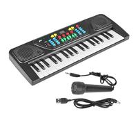 Zuasdvnk Piano Keyboard For Kids - 37 Keys Digital Music Piano Keyboard - Portable Electronic Piano For Beginners, Electronic Piano With Microphone For Beginner