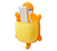 Zuasdvnk Remote Holder for Wall | Cute Turtle Toothbrush Toothpaste Holder Wall Mounted with Bottom Hook | Bathroom Wall Organizer Decorative Space Saver for Living Room Bedroom Dorm