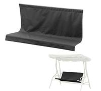 Zuasdvnk Replacement Swing Seat Covers, 600D Oxford Fabric Garden Swing Chair Covers Outdoor Swing Seat Covers, Fit for 2-Seater or 3-Seater Swing Chair, 85 x 48 x 48 cm