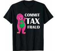ZUAXUG Commit Tax Fraud T-Shirt Black