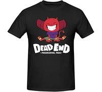 ZUAXUG Dead End Paranormal Park Laughing T Shirt Streetwear Big Size Cotton Crewneck Short Sleeve Custom Tshirt Black