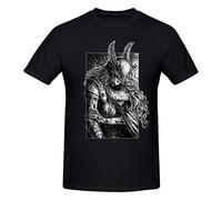 ZUAXUG Elden Ring Malenia Awesome T Shirt Cotton Crewneck Short Sleeve Anime Shirt Black