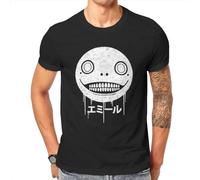ZUAXUG Emil Unique Tshirt Nier Replicant Yonah Kaine Game Leisure T Shirt est Stuff for Men Black