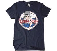 ZUAXUG Forest Gump Movie Fishing T Shirt Bubba Gump Shrimp Men's Fashion T-Shirt Navy