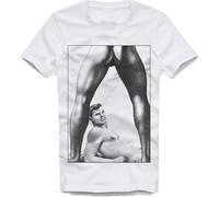ZUAXUG Gay T-Shirt Tom of Finland Pleasure Dome Physique PICTORIAL LGBT Interest White