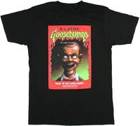 ZUAXUG Goosebumps Shirt Men's Night of The Living Mummy Book Cover Tee T-Shirt Black