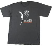 ZUAXUG Joe Cocker Hymn for My Soul Tour Grey T Shirt Black
