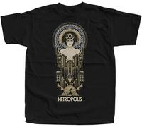ZUAXUG Metropolis V6, Movie Poster, 1927, Fritz Lang, T-Shirt Black