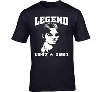 ZUAXUG Steve Marriott Homage T-Shirt The Small Faces Humble Pie Mod Legend 60's Icon Black