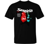 ZUAXUG Suspiria, Dario Argento, Retro, 1970's, Horror, Movie, Italian, T-Shirt, Black