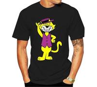 ZUAXUG Top Cat Cartoon Retro Vintage T-Shirt Grey Don Gato Hanna Barbera Funny Tops Tee Shirt Black