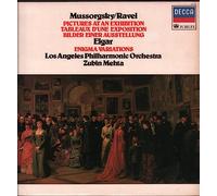 Zubin Mehta / Los Angeles Philharmonic Orchestra - Mussorgsky & Ravel / Elgar: Pictures At An Exhibition / Enigma [LP]