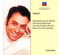 Zubin Mehta; Various Orchestras - Mozart: Symphonies Nos. 34, 39, 40; Eine Kleine Nachtmusik