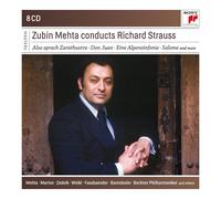 ZUBIN MEHTA - ZUBIN MEHTA CONDUCTS RICHARD STRAUSS 8 CD NEW STRAUSS,RICHARD