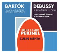 Zubin Metha (Conductor), Suher Pekinel, Guher Pekinel - Zubin Mehta & Guher And Suher Pekinel In Concert Feat Music Of Wolfgang Amadeus Mozart, Bela Bartok, Claude Debussy, Franz Schubert, Johannes Brahms, Francis Poulenc, Witold Lutos?awski, Darius Milhau