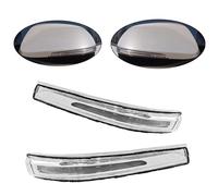 ZUBIX Car Wing Mirror Indicator for Hyundai Santafe 2013 2014 2015 2016 Turn Signal Light Replacement Parts Wing Mirror Turn Signal Light Left/Right (With light),Left