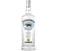 Żubrówka Biała Vodka| 37.5% ABV | 1L | Poland Vodka | Made from Natural Ingredients | Unflavoured | Perfect for cocktails