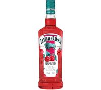 Zubrowka Raspberry flavoured vodka 70cl, 37.5% ABV, Premium Flavoured Vodka, seven times distilled and Platinum filtered in Poland, perfect for Cocktails and gifting Vodka Lovers