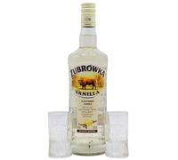 Zubrowka - Shot Glasses & Biala Vanilla - Vodka 70cl 37.5% ABV