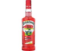 Zubrowka Raspberry flavoured vodka 70cl, 37.5% ABV, Premium Flavoured Vodka, seven times distilled and Platinum filtered in Poland, perfect for Cocktails and gifting Vodka Lovers
