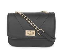 zubstore Women's & Girls' Sling Bag, Black, M, Sling Bag