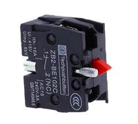 ZUC 10pcs XB2 Series Accessory 10A Silver/Brass Contact Block Push Button Switch ZB2BE102C (NC) ZB2-BE101C (NO)(NC)