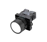 ZUC 1Pcs XB2 EA31 Plastic Restart Power Start Stop Momentary Push Button Switch NO NC 22MM Black White Signed Arrow Circle(S)