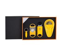 ZUC Cigar Cutter Multifunction Accessory Set - Manual Hole Puncher Portable Travel Trimmer, Convenient Tabletop Desktop Tool(A)