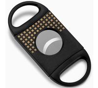 ZUC Cigar Cutter Round Set Pocket V Cut Sharp Scissors Guillotine Portable Travel Cutting Punch Accessories(Khaki)