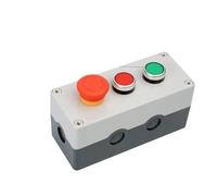 ZUC Control box with light button switch, power start stop knob, 1234 hole reset, self locking 12V 24V 220V 380V(3-01,24V)