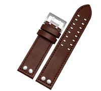 ZUC Leather Watch Strap Bracelet Wrist 20mm 22mm Band For Hamilton Aviation H77755533 H77616533 Genuine Leather Men Watch Band(GREEN BLUE,22mm)