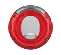 ZUC Stainless Steel Double-Sided Cigar Cutter, Round V-Shape Tool, Manual Metal Scissor(C)