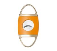 ZUC Varied Style Cigar Cutter Premium Metal Edge Handheld Smoke Tool(Orange)