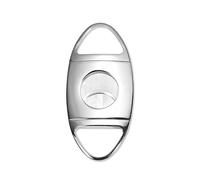 ZUC Varied Style Cigar Cutter Premium Metal Edge Handheld Smoke Tool(Silver)