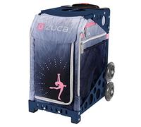 ZUCA Ice Dreamz Lux Sport Insert Bag and Navy Blue Frame with Flashing Wheels
