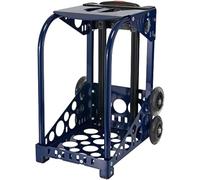 ZUCA Sport Navy Aluminum Alloy Frame with Flashing Dual Wheels, Nylon Feet, 39.5-Inch Telescoping Handle, Chrome-Plated Screws, and Nylon Aircraft Lock Nuts