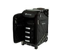 ZUCA Travel Cases for Artists and Professionals - Makeup Case with 5 Vinyl Utility Pouches, Travel Cover, 41" Telescoping Handle, Rolling Wheels & Sturdy Aluminum Frame for Makeup Artists and