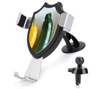 Zucchini And Banana Car Phone Mount Universal Auto Phone Holder Adjustable Cellphone Car Mount 360° Rotation, Dashboard & Windshield & Air Vent Strong Suction Cup Phone Stand Compatible with All Smart