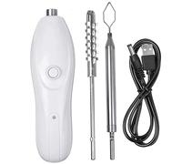 Zucchini Corer Tool, Vegetable Corer Electric 1200mAh USB Rechargeable ABS Zucchini with 2 Stainless Steel Cutter, Also Ideal for Fish Scaling in Kitchen, Kitchen Tools