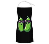 Zucchini-Courgettes Adult Apron Adjustable Kitchen Cooking Aprons Bib Chef Aprons with Pockets for Women Men