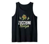 Zucchini Ninja Funny Courgette Summer Squash For Zuke Lovers Tank Top