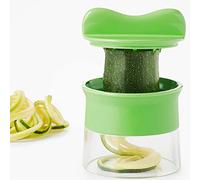 Zucchini Spiralizer Noodle Maker, Zesters Spiralizer for Veggies Zucchini Noodle Maker Spiralizer for Veggies Noodles 3 Blades Manual Handheld Spiral Vegetable Shredder Green