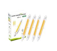 ZUCZUG R7S LED 78mm Dimmable 10w Bulb,R7S LED COB Double Ended Reflector Linear Lamp Replacement J78 80w 100wLED Halogen Bulb, 1000LM, Natural White 4000K, AC 220-240V, 360° Beam Angle, 4PCS
