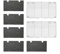 ZUDKSUY RV Air Conditioner Hood Grille Compatible with Dometic 3104928.019 RV Air Conditioner 12v Air Conditioner (2 pieces air conditioning duct grille and 5 pieces filter)